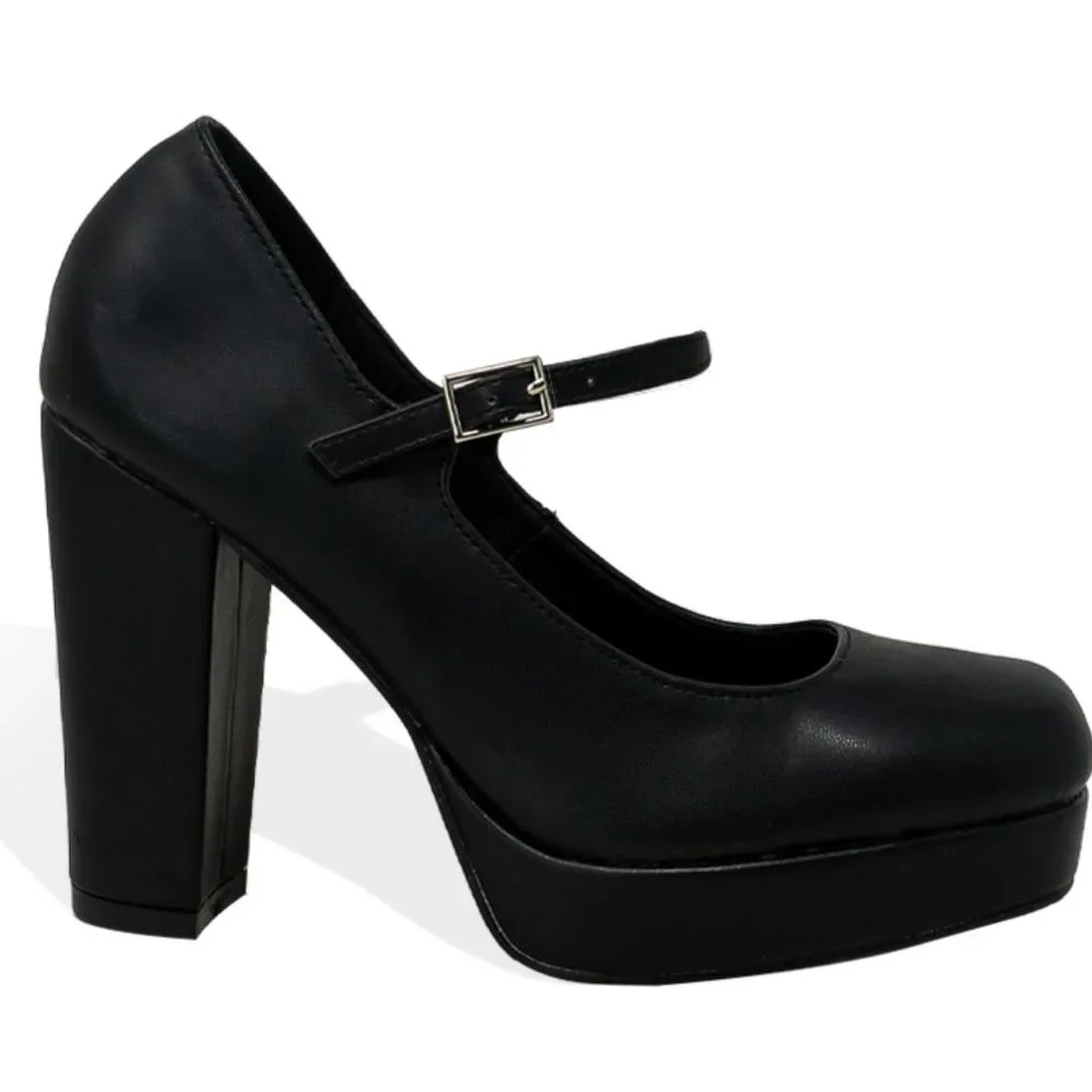 Women’s Vintage Chunky Platform Block Heel Mary Janes By Chase + Chloe